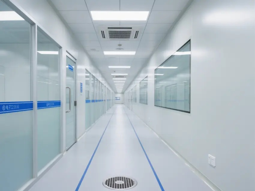 4000平合肥電子廠萬(wàn)級(jí)潔凈車間裝修工程